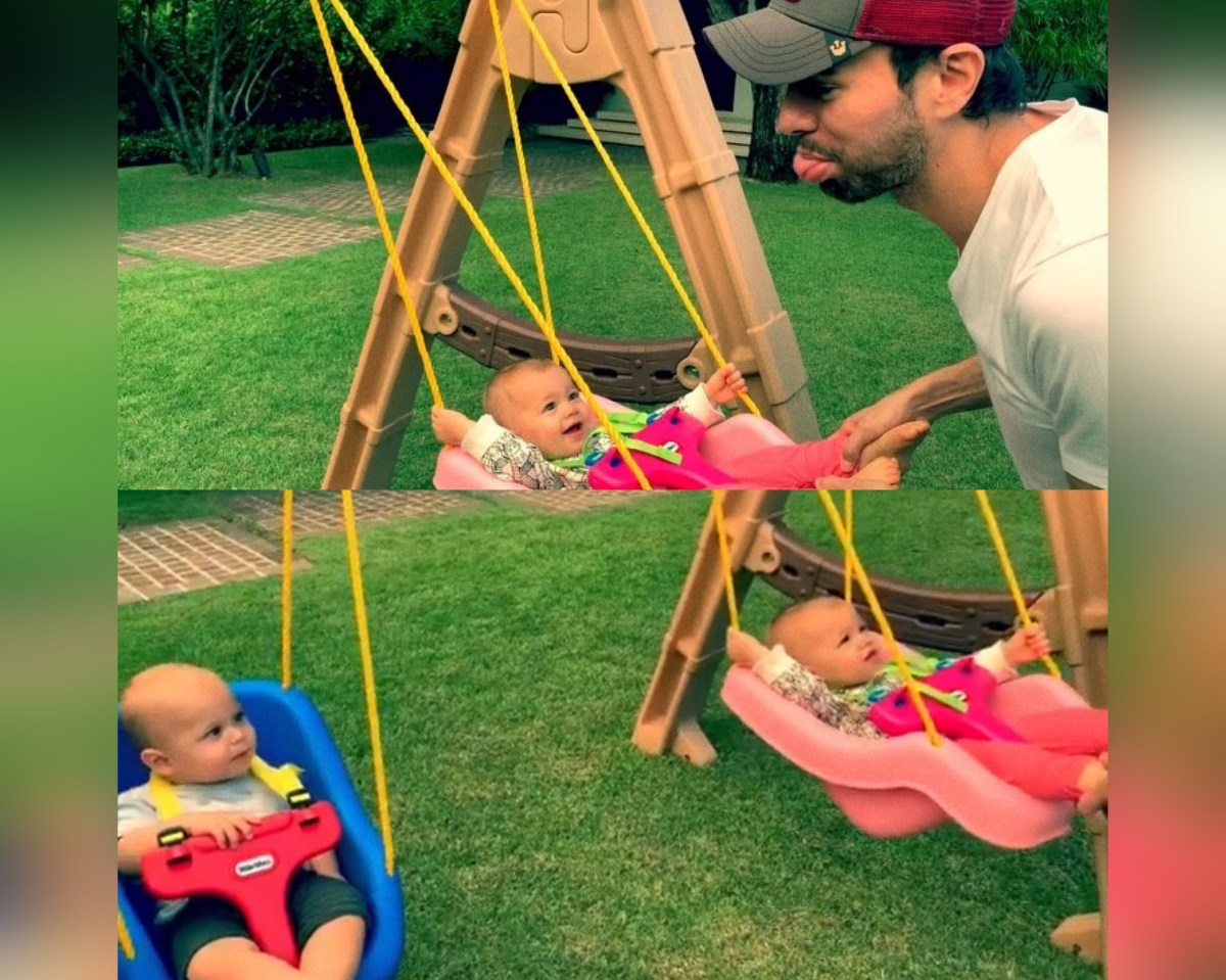 Enrique Iglesias Shares Adorable New Video of Twins Nico & Lucy